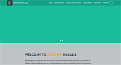 Desktop Screenshot of creativewalsall.com